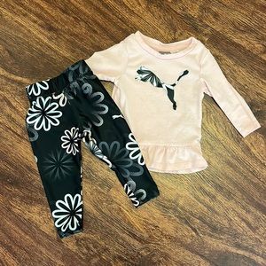Baby girl puma outfit 12 months